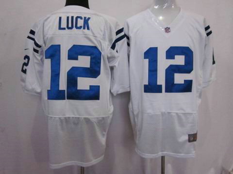 Nike NFL Elite Jerseys indianapolis colts 12 luck white